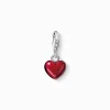 Flash Sale pendentif Charm cœur rouge Femme Charms|Charms