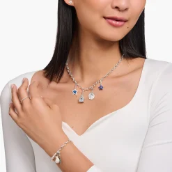 Outlet Pendentif Charm en forme de maison en pain d’épices avec de nombreux détails en argent Femme Charms|Charms