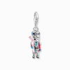 Sale Pendentif Charm en forme de casse-noisette avec sucre d’orge en argent Femme Charms|Charms