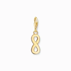 Store Pendentif Charm infini plaqué or Femme Charms|Charms