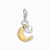 Sale Pendentif Charm lune et cœur i love you to the moon & back Femme Charms|Charms