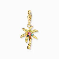 Best Sale Pendentif Charm palmier multicolore plaqué or Femme Charms|Charms