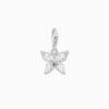 Best Pendentif Charm papillon pierres blanches Femme Charms|Charms