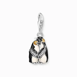 Shop Pendentif Charm pingouins argent Femme Charms|Charms
