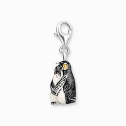 Shop Pendentif Charm pingouins argent Femme Charms|Charms