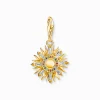 Best Sale Pendentif Charm soleil multicolore plaqué or Femme Charms|Charms