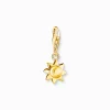 Clearance Pendentif Charm soleil plaqué or Femme Charms|Charms