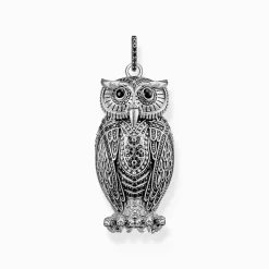 Best Sale Pendentif Chouette gardien mystique Édition limitée argent Femme Pendentifs|Pendentifs