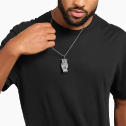 Best Sale Pendentif Chouette gardien mystique Édition limitée argent Femme Pendentifs|Pendentifs