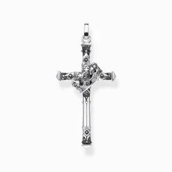 Store Pendentif croix et couronne Femme Pendentifs|Pendentifs