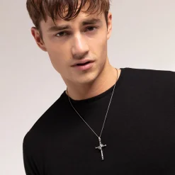 Store Pendentif croix et couronne Femme Pendentifs|Pendentifs
