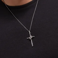 Store Pendentif croix et couronne Femme Pendentifs|Pendentifs