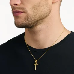 New Pendentif croix or Femme Pendentifs|Pendentifs