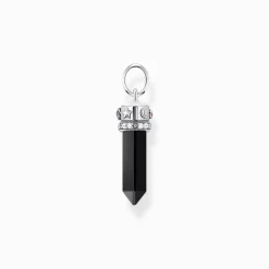 Sale Pendentif hexagone onyx argent noirci Femme Pendentifs|Argent 925