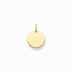 Cheap Pendentif médaille petite or Femme Pendentifs|Placage Or 18 Carats - Argent 925