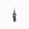 Online Pendentif noirci onyx avec serpent Femme Pendentifs|Pendentifs
