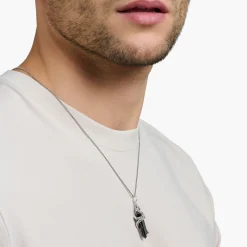 Online Pendentif noirci onyx avec serpent Femme Pendentifs|Pendentifs