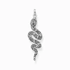 Shop Pendentif noirci serpent Femme Pendentifs|Pendentifs