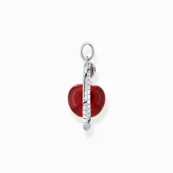 Discount Pendentif pomme avec serpent argent Femme Pendentifs