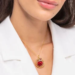 Discount Pendentif pomme avec serpent or Femme Pendentifs|Placage Or 18 Carats - Argent 925