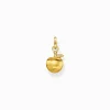 Hot Pendentif pomme or Femme Pendentifs|Placage Or 18 Carats - Argent 925