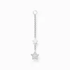 Best Sale Pendentif pour boucle d'oreille unique étoiles argent Femme Créoles