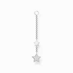 Best Sale Pendentif pour boucle d'oreille unique étoiles argent Femme Créoles
