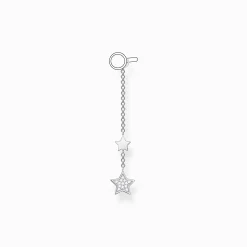 Best Sale Pendentif pour boucle d'oreille unique étoiles argent Femme Créoles