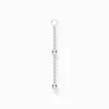Online Pendentif pour boucle d'oreille unique perles argent Femme Créoles