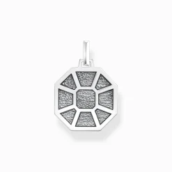 Outlet Pendentif talisman avec noires onyx argent Femme Pendentifs|Pendentifs