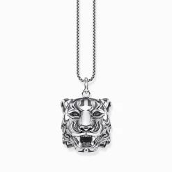 Best Pendentif tigre argent Femme Pendentifs|Pendentifs