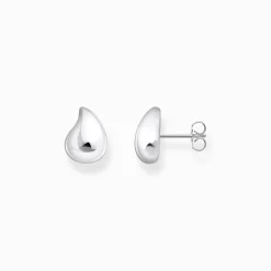 Fashion Petits clous d'oreilles en argent de forme organique Femme Clous D'oreilles|Argent 925