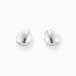 Flash Sale Petits clous d'oreilles en argent de forme organique Femme Clous D'oreilles|Argent 925