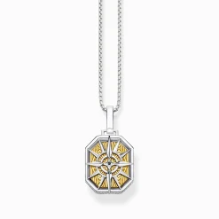 Fashion Set de bijoux chaîne petite boussole or et argent Femme Chaînes & Colliers|Chaînes & Colliers